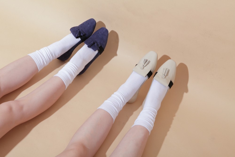 【CREEMA店限定SALE 】タッセルフラット(グレー)