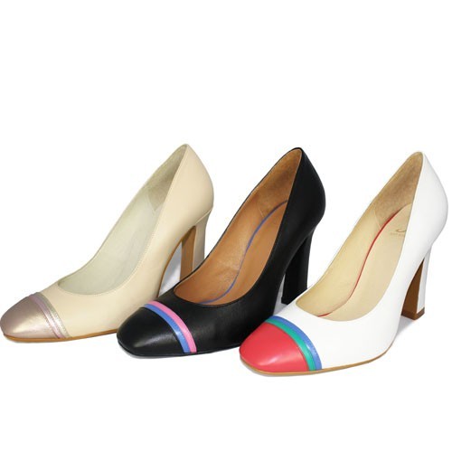 【CREEMA店限定SALE 】ストレートチップパンプス(ベージュ)