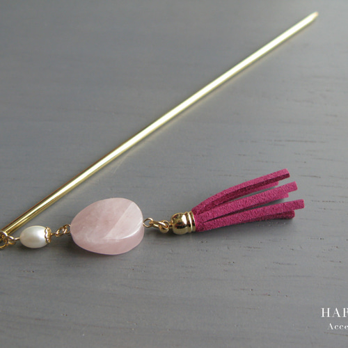 淡水パール＊タッセル＊かんざし
