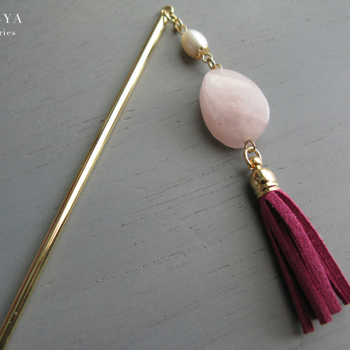 淡水パール＊タッセル＊かんざし 淡水パール＊タッセル＊かんざし