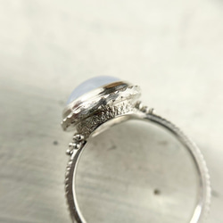 ラベンダークォーツの指輪 4枚目の画像