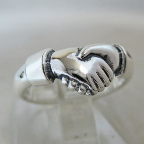 ゆきのふ様客注品】シェイクハンドリング19号 指輪・リング ほそかわ