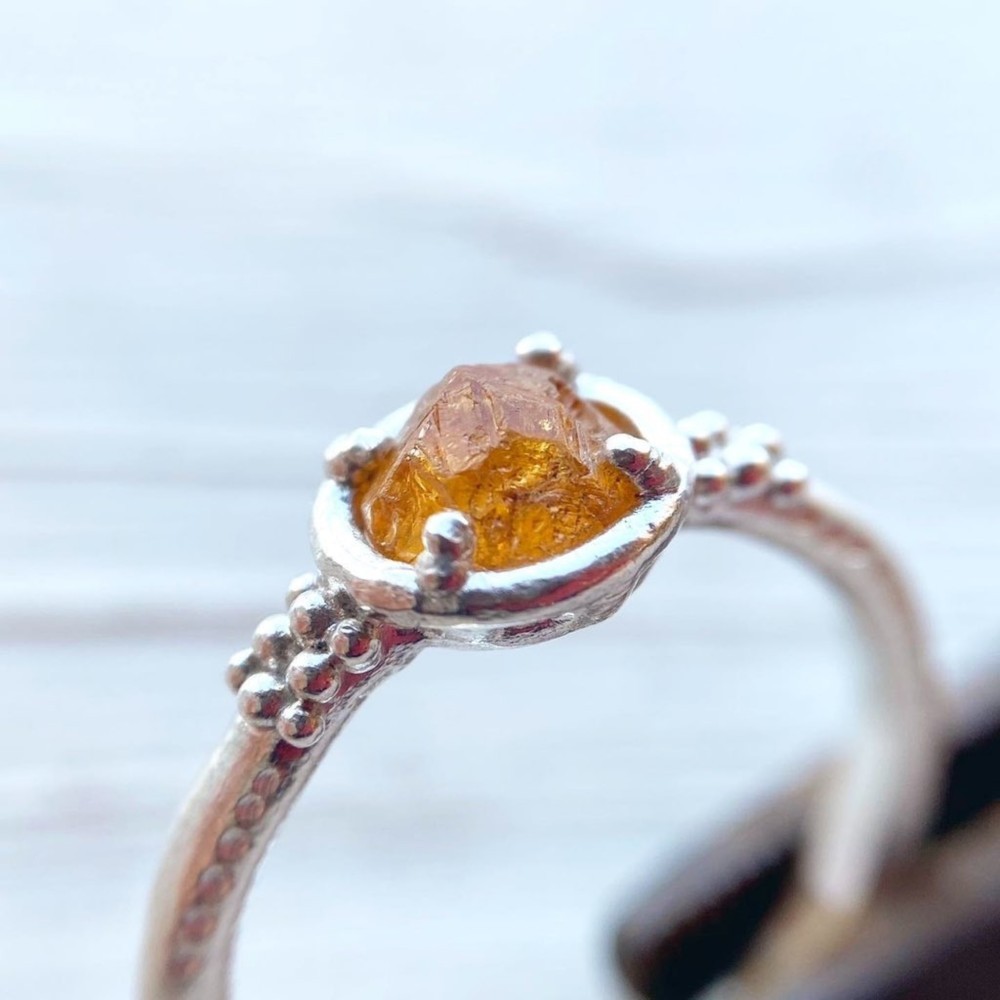 スペサルティンガーネットの指輪