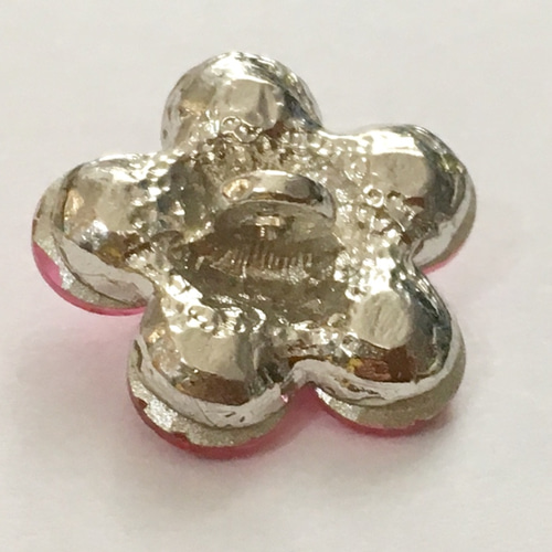 スワロフスキー＊高級ビジューボタン*17mm水色 ボタン * kraftbuttons
