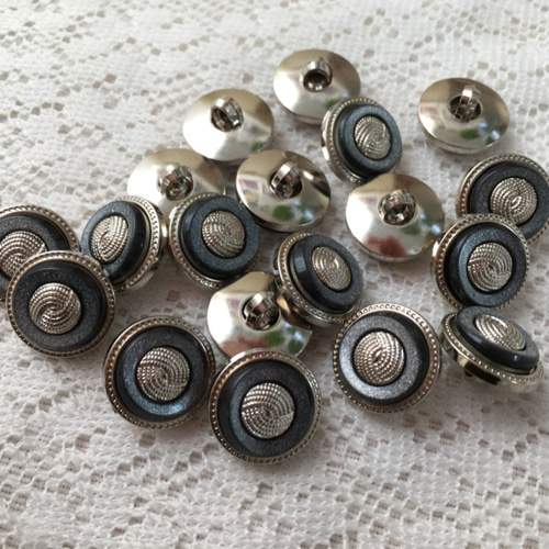 TB*13個*15mm*オシャレ金属ボタン ボタン * kraftbuttons * 通販 