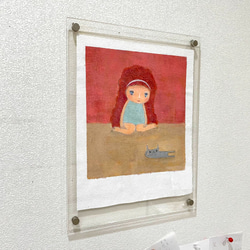 「 狭いチキウ そんなに急いでどこへ行く」　　　　　絵画 6枚目の画像