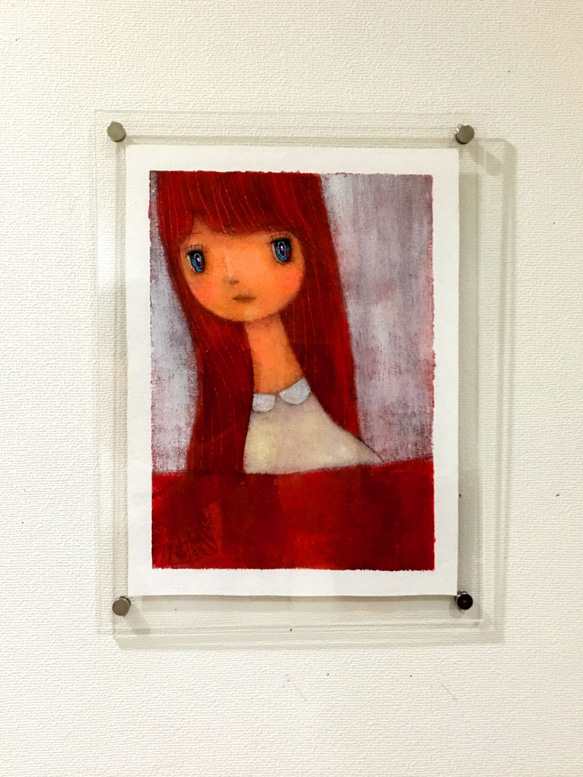 「 Paint it Red 」　　　　絵画 6枚目の画像