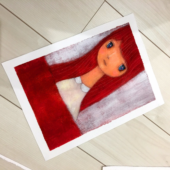 「 Paint it Red 」　　　　絵画 8枚目の画像