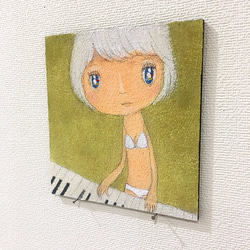 「 アルビノの調律 」　　　絵画 3枚目の画像