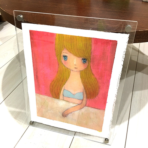 「 強いこころを持たなきゃ。」　　　　　絵画 7枚目の画像