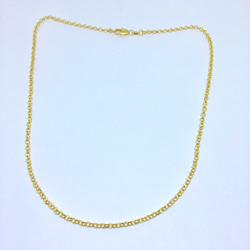 18KGF ゴールドフィルド 金張り チェーン 55cm 幅2.5mm ネックレス