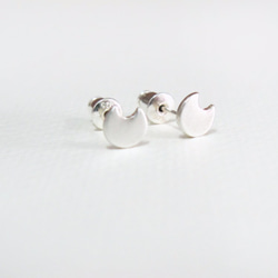 Moon/earring/silver/Màn 工 第1張的照片