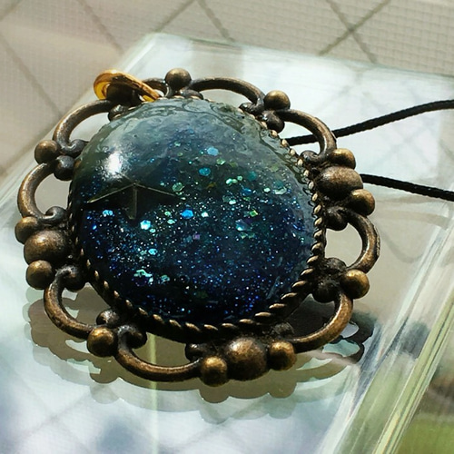 宇宙塗りレジンストラップ その他アート 無月 通販 2669700
