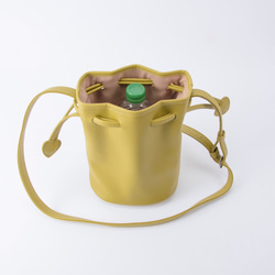 糖果系束口小水桶包 手提肩背兩用 Wasabi / 芥末綠 第5張的照片
