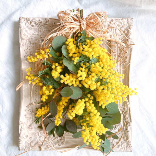 ナチュラルスワッグミモザ