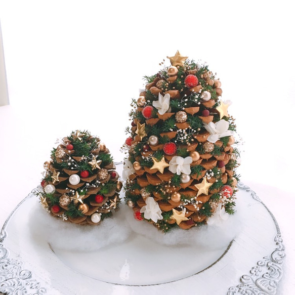 松ぼっくりの星降るクリスマスツリー☆MIX Berry  BIG Size 4枚目の画像