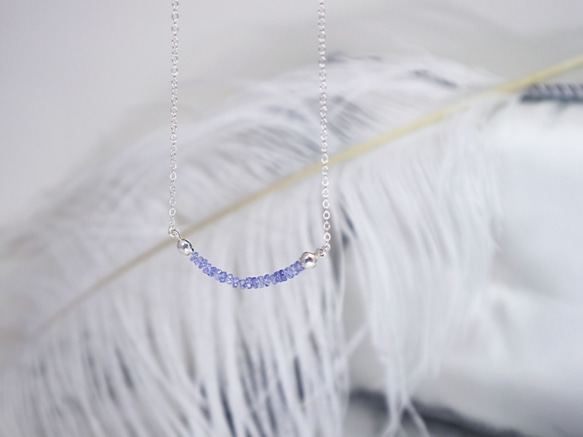『丹泉石微笑項鍊』天然石＋925銀飾品＋銀鍊-Aki's design 第4張的照片