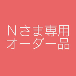 Nさま専用オーダー品 1枚目の画像