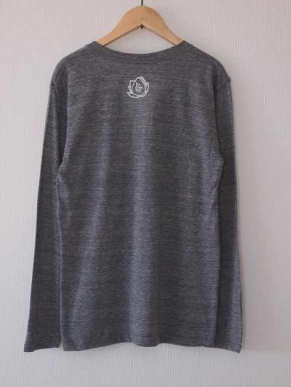 spider silk (long sleeve / heather gray) 3枚目の画像