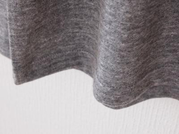 spider silk (long sleeve / heather gray) 5枚目の画像