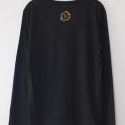 The sun & the moon (long sleeve / black) 3枚目の画像