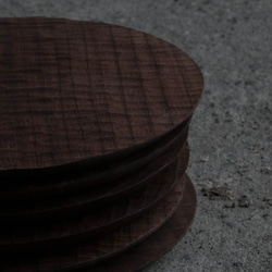胡桃木walnut 手刻 平盤 （ ⌀ 23.5 cm） 第5張的照片