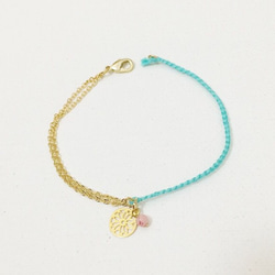 再販〉charm bracelet -turquoise- 1枚目の画像