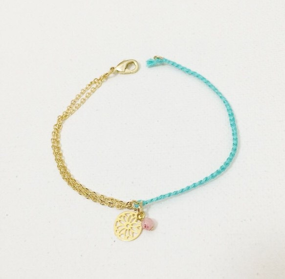 再販〉charm bracelet -turquoise- 1枚目の画像