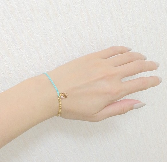 再販〉charm bracelet -turquoise- 4枚目の画像