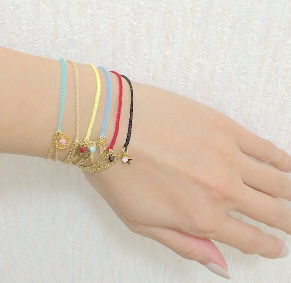 再販〉charm bracelet -turquoise- 5枚目の画像