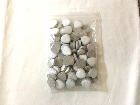 玉石タイルミニ(白)200g 3枚目の画像