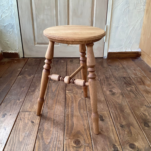 木製スツール ドラムスツール 3本脚 昭和33年 木製スツールドラムス