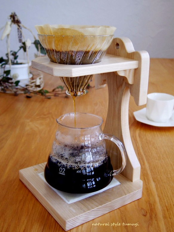 咖啡輸液架設置EN（體+滴頭+服務器+紙組的40張） 第1張的照片