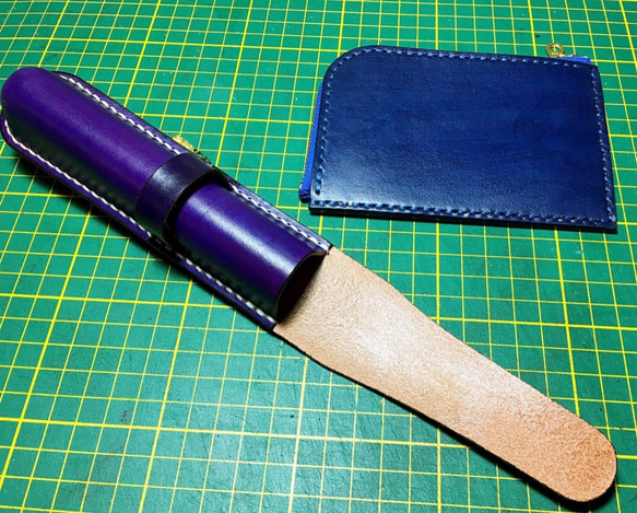 手作塑型單筆套-紫色款 第2張的照片