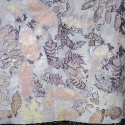 植物の印刷と染色-綿の帆布 3枚目の画像
