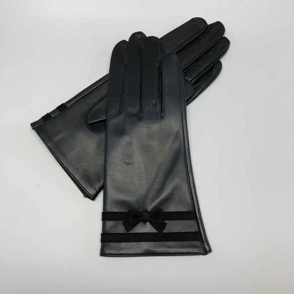 革手袋 [221] 21cm Wベルトのミニリボン 1枚目の画像
