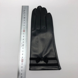 革手袋 [221] 21cm Wベルトのミニリボン 4枚目の画像