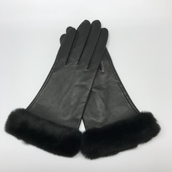 革手袋 [169] シンプルなヌートリア 2枚目の画像