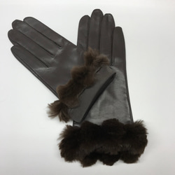 革手袋 [179] ポコポコラビット刈り毛付 3枚目の画像