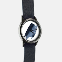 插畫X手錶-《時間印記》- 簡單藍 第4張的照片