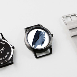 插畫X手錶-《時間印記》- 簡單藍 第6張的照片