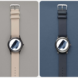 插畫X手錶-《時間印記》- 簡單藍 第10張的照片