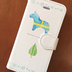「美しい北欧」/ iPhone & Android対応 手帳型スマホケース ＜受注制作・送料無料＞ 1枚目の画像
