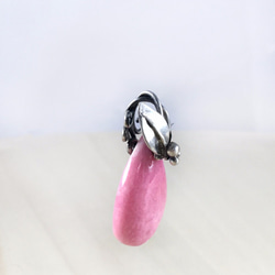 玫瑰輝石純銀墜 Rhodonite Stone Sterling Silver Pendant 第5張的照片