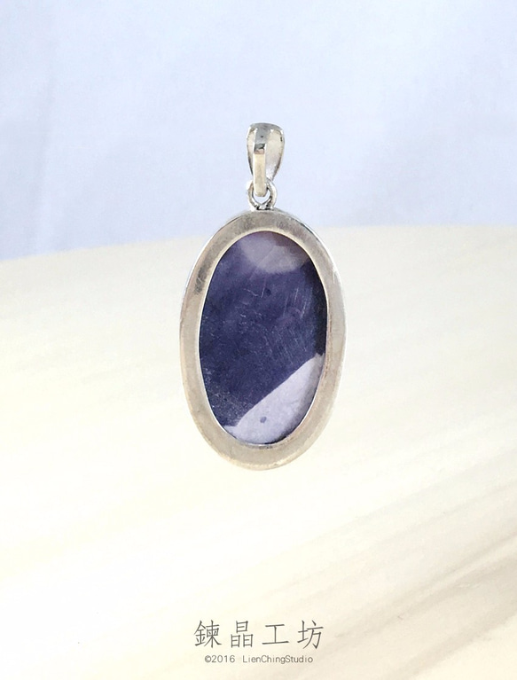 第凡尼石純銀墜　Tiffany Stone Sterling Silver Pendant 第3張的照片