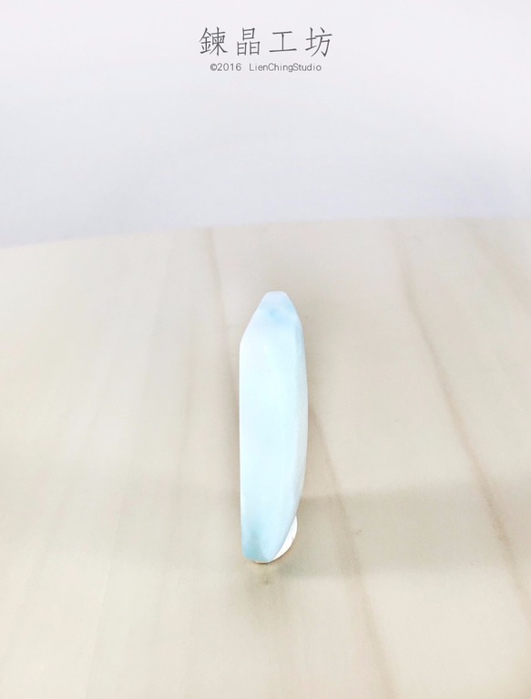 【鍊晶工坊】方形拉利瑪裸石　Larimar Cabochon 第5張的照片