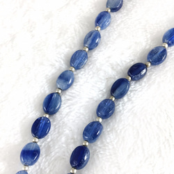 【鍊晶工坊】 藍晶石Ｙ字鍊 Kyanite Sterling Silver Y Necklace 第4張的照片