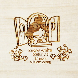 名入れ無料です　白雪姫の乳歯ケース　プリンセスシリーズ2 3枚目の画像