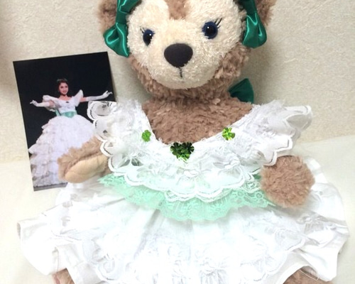 ダッフィー用コスチューム(宝塚「風と共に去りぬ」スカー◯ット風衣装