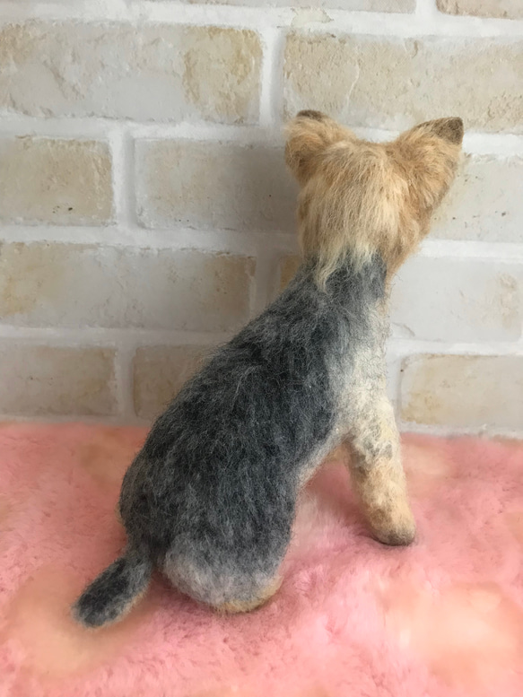 羊毛フェルト ヨークシャテリア オーダー 犬 ハンドメイド 羊毛フェルト ヨークシャテリア オーダー 犬 ハンドメイド